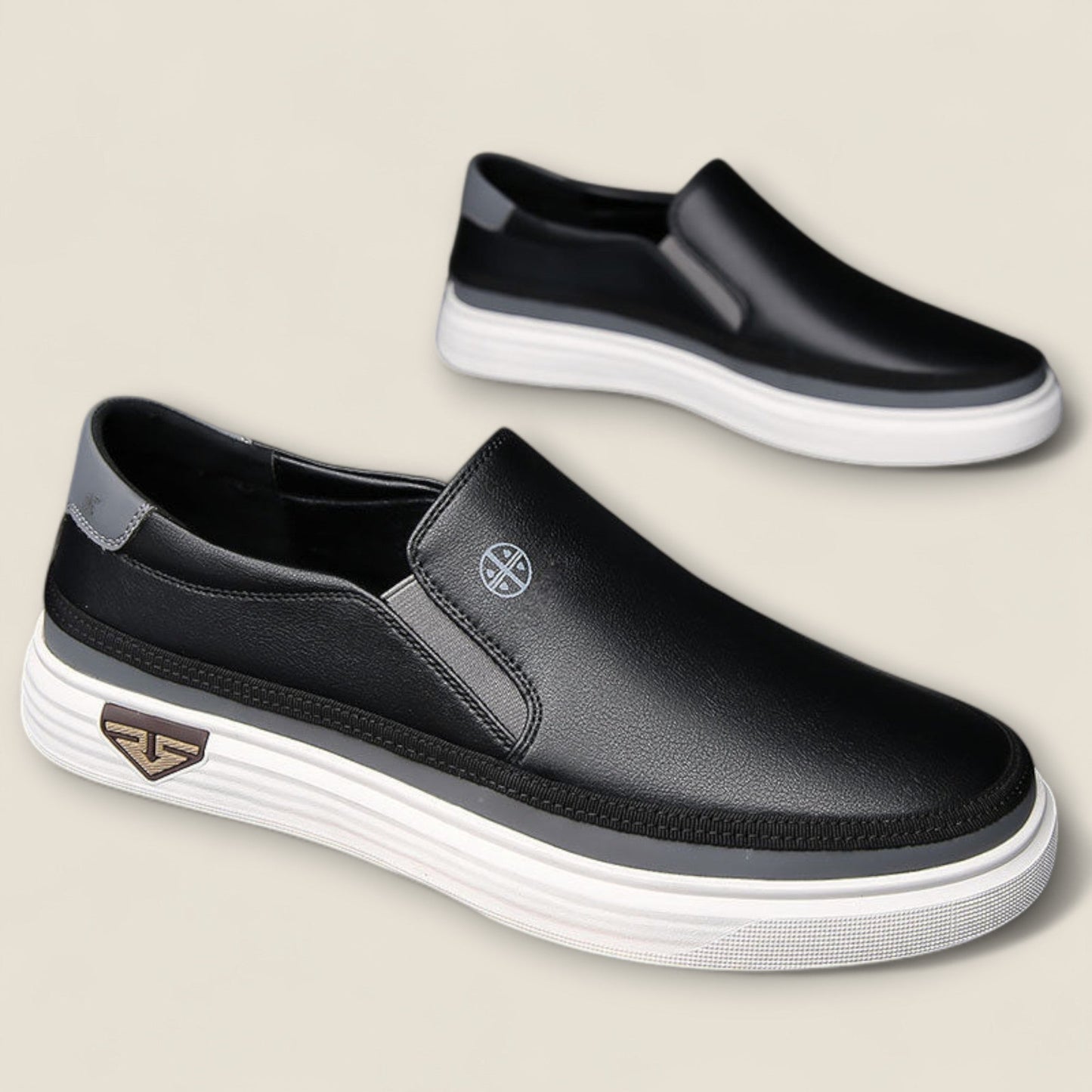 Ethan | Men’s Classic Leather Slip-On Shoes