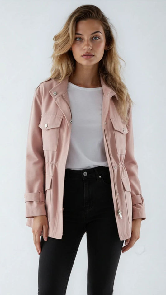Chloe | Women’s Classic Blend Belted Trench Coat