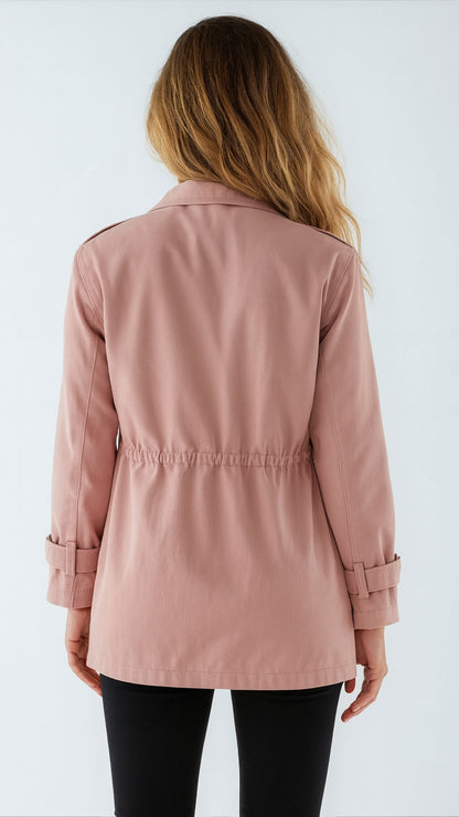 Chloe | Women’s Classic Blend Belted Trench Coat