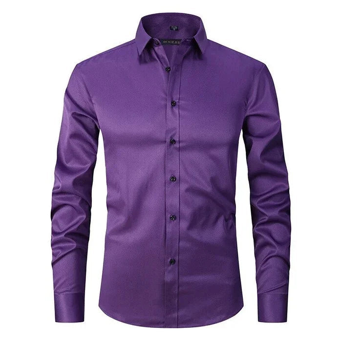 Leon | Men’s Stretchable Wrinkle-Free Shirt
