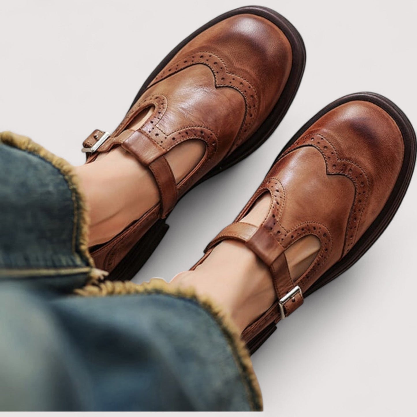 Amara | Women’s Leather Mary Jane Shoes