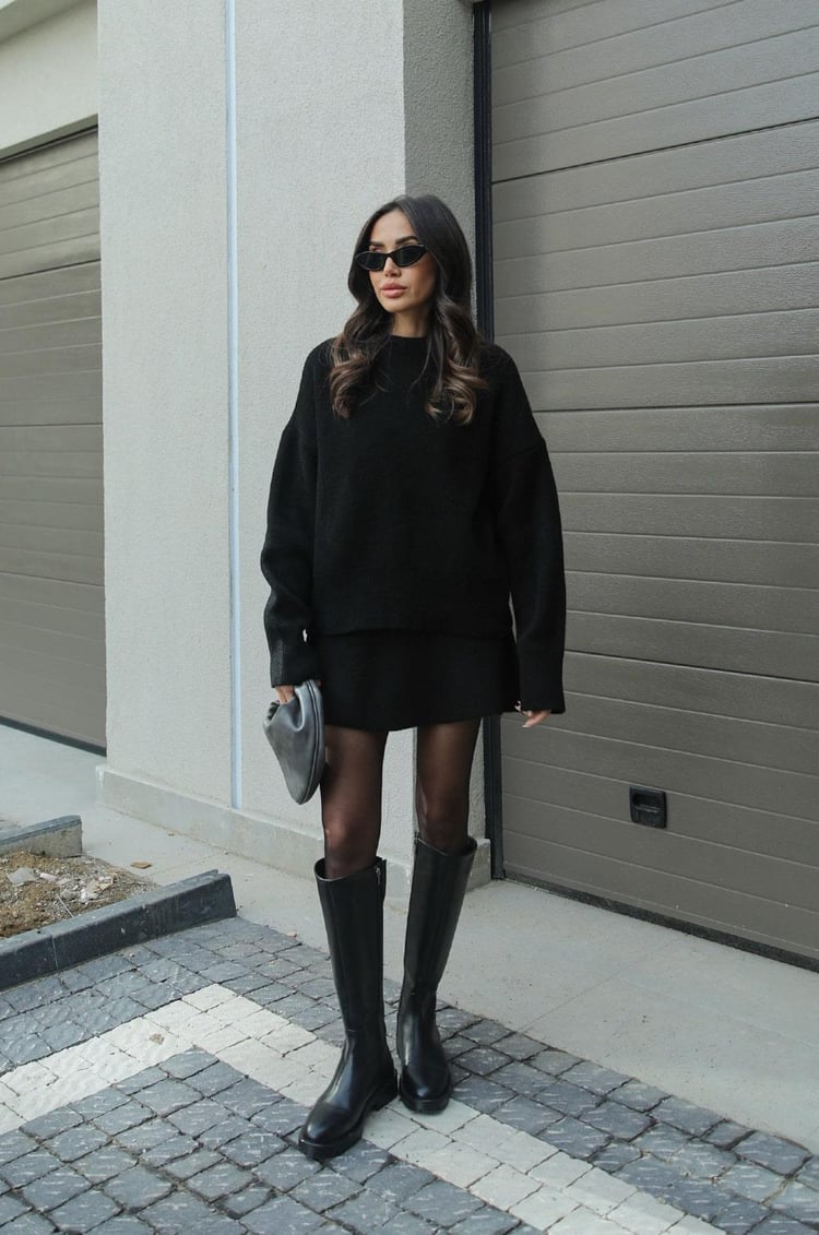 Serena | Women’s Two-Piece Knit Sweater and Skirt Set